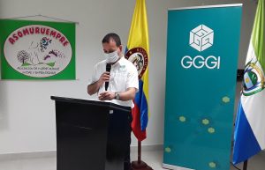 Governor of Guaviare giving his opening speech