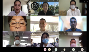 Virtual Meeting Group Photo with Bataan Governor Garcia and Team